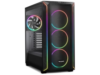 Be quiet! skříň SHADOW BASE 800FX / ARGB / 4x140mm ARGB fan / USB-C / 2xUSB 3.0 / tvrzené sklo / černá BGW63