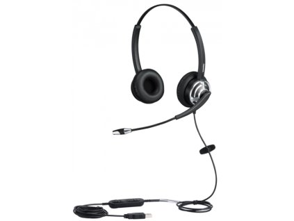 WELL Mairdi MRD-805D USB, náhlavka dvojušná (USB s ovládaním hlasitosti) 10001414