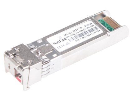 MaxLink 10G SFP+ optický modul, WDM(BiDi), SM, Tx 1330/Rx1270nm, 20km, 1x LC konektor, DDM ML-S+3327-20