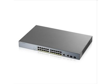 Zyxel GS1350-26HP, 26 Port managed CCTV PoE switch, long range, 375W GS1350-26HP-EU0101F
