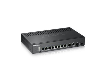 Zyxel GS2220-10, 8-port GbE L2 Switch with GbE Uplink (1 year NCC Pro pack license bundled) GS2220-10-EU0101F