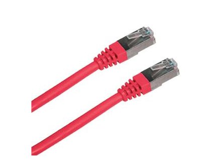 Patch cord FTP cat5e 0,5M červený 1602