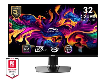 MSI MAG/321UP QD-OLED/31,5''/QD-OLED/4K UHD/165Hz/0,03ms/Black/3R MAG 321UP QD-OLED