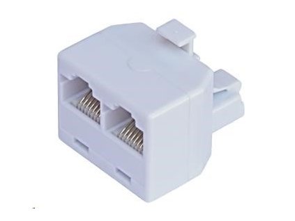 Rozdvojka RJ45, 1x8p8c/2x8p8c - telefonní ROZDV8/8
