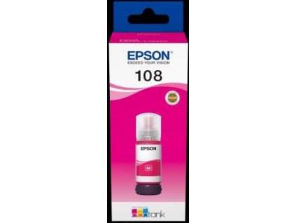 EPSON 108 EcoTank Magenta ink bottle C13T09C34A