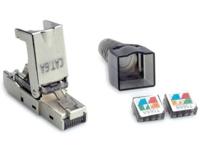 ROLine Konektor 8/8 RJ45 cat.6a/7, 10Gbit, na drôt, montáž bez klieští AWG 23-26 26990373