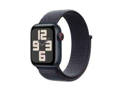 Apple Watch SE GPS + Cellular 40mm Midnight Aluminium Case with Ink Sport Loop MXGA3QC/A