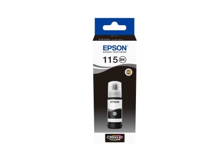Atrament EPSON čierny 115 EcoTank Pigmentový čierny atrament C13T07C14A