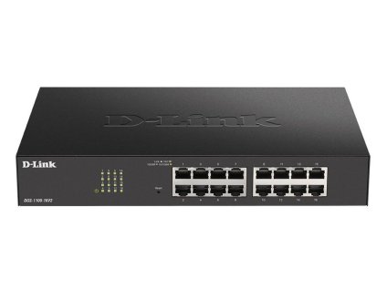 D-Link DGS-1100-16V2 16-portový gigabitový inteligentný riadený prepínač, bez ventilátora DGS-1100-16V2/E