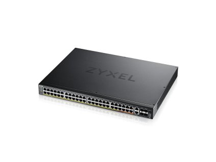 Zyxel XGS2220-54FP, L3 Access Switch, 960W PoE, 40xPoE+/10xPoE++, 48x1G RJ45 2x10mG RJ45, 4x10G SFP+ Uplink, incl. 1 yr XGS2220-54FP-EU0101F