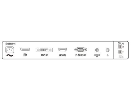 Philips 241B8QJEB/00 23.8" IPS LED 1920x1080 20 000 000:1 5ms 250cd HDMI DP DVI USB repro PIVOT cierny 241B8QJEB/00