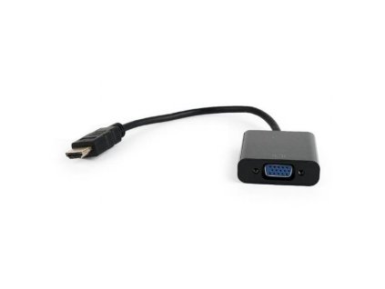 Gembird adaptér HDMI (M) na VGA (F), single port, kábel 0,15m, čierny A-HDMI-VGA-04