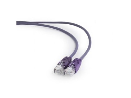 Gembird patch kábel CAT5e, UTP, 2 m, fialový PP12-2M/V