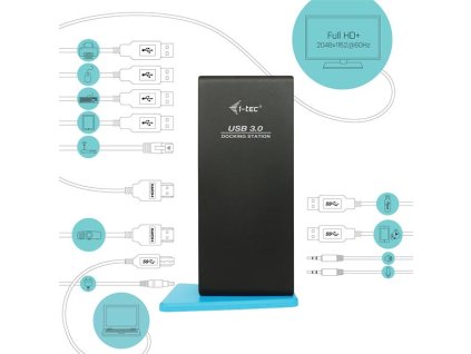 i-tec USB 3.0/USB-C Dual HDMI Docking Station U3DUALHDMIDOCK