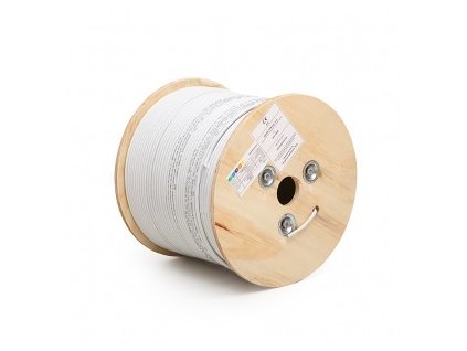 SOLARIX Instalačný kábel, Cat6A, drôt, STP, LSOH Dca s1 d2 a1 - 500m/cievka SXKD-6A-STP-LSOH
