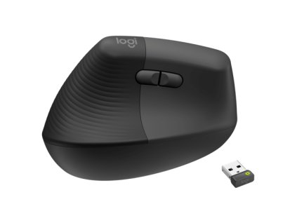 Logitech® Lift Left Vertical Ergonomic Mouse for Business - GRAPHITE / BLACK, pre ľavákov 910-006495