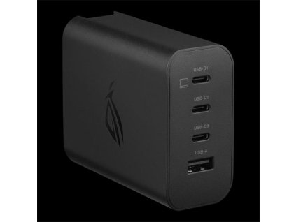 ASUS AC NAPÁJACÍ ADAPTÉR ROG 140W, 3x USB-C, 1x USB-A, GaN 90XB09IN-BPW020