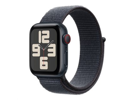 Apple Watch SE GPS + Cellular 44mm Midnight Aluminium Case with Ink Sport Loop MXGN3QC/A