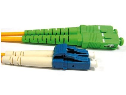 Patchcord FO duplex LC-SC/APC 9/125um SM, 1m, OS2
