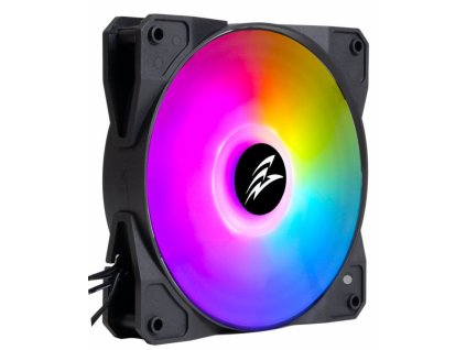 EVOLVEO 12FM ventilátor 120mm, ARGB, čierny rám, master RGBFAN12FMB