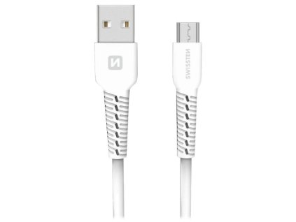 Swissten datový kabelusb/micro usb bílý 1,2m (samoprodavač) 71506010BOX