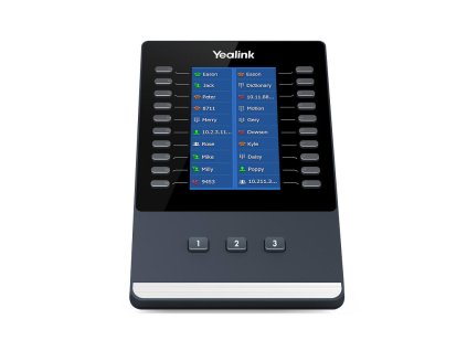 Yealink EXP43, exp. modul s farebným LCD, 60 hr., k tel. T43U/T46U/T48U EXP43