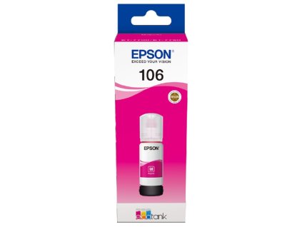 106 EcoTank Magenta ink bottle C13T00R340