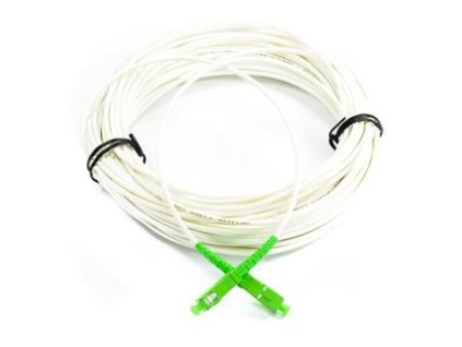 SC/APC - SC/APC simplex 9/125 SM 3m arm.biely 3mm B3 LSZH 422