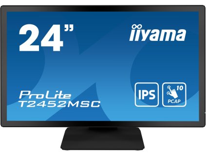 24'' LCD iiyama T2452MSC-B1: PCAP, IPS, FHD, HDMI T2452MSC-B1