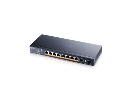 Zyxel XMG1915-10EP, 8-port 2.5GbE, 2 SFP+, 8 x PoE++ 130W Smart Switch, hybird mode, standalone or NebulaFlex Cloud XMG1915-10EP-EU0101F