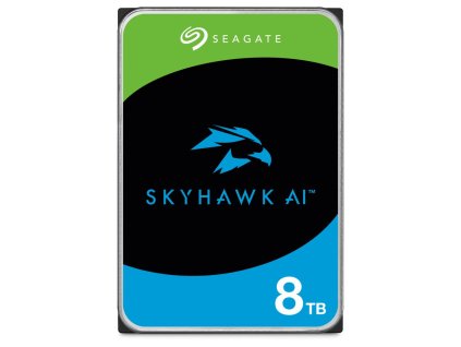 Seagate SkyHawk AI 8TB HDD / ST8000VE001 / Interní 3,5" / 7200 RPM / SATA 6Gb/s / 256 MB ST8000VE001