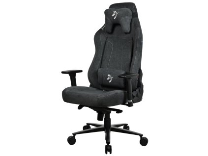 AROZZI herní židle VERNAZZA XL SoftFabric Dark Grey/ látkový povrch/ tmavě šedá VERNAZZA-XL-SFB-DG