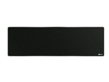 C-TECH Podložka pod myš MP-01XL, čierna, 900x270x4mm, obšité okraje MP-01XL-BK