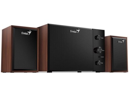 Reproduktory GENIUS SW-2.1 350/ 2.1/ 15W/ drevený/ farba dreva 31730037400