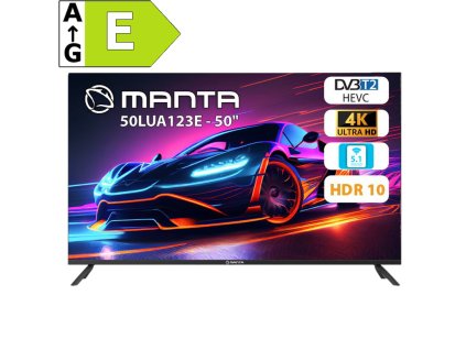 MANTA 50LUA123E, Smart LED TV 50" 4K UHD 50LUA123E