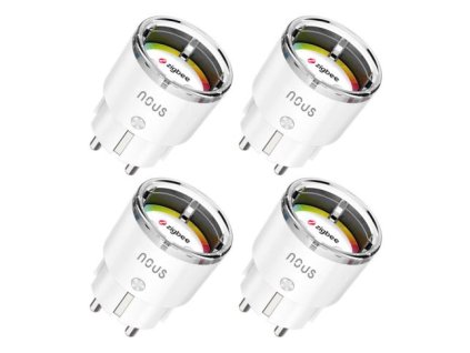 NOUS A1Z (4), ZigBee Smart Zásuvka, 16A, Schuko A1Z (4-PACK)