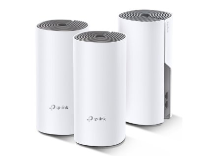 TP-LINK Deco E4(3-Pack) AC1200 Whole-Home Mesh Wi-Fi System, Qualcomm CPU, 867Mbps at 5GHz+300Mbps at 2.4GHz, 2 10/100Mb Deco E4(3-pack)
