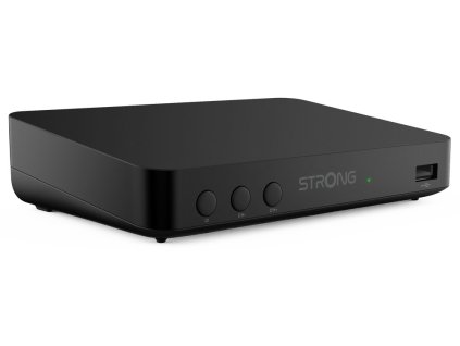 STRONG DVB-T/T2 set-top-box SRT 8208/ bez displeje/ Full HD/ H.265/HEVC/ EPG/ USB/ HDMI/ SCART/ černý SRT8208