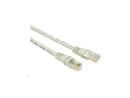 Solarix Patch kábel CAT6 UTP PVC 0,5 m sivý, odolný proti zasekávaniu C6-155GY-0,5MB 28410059
