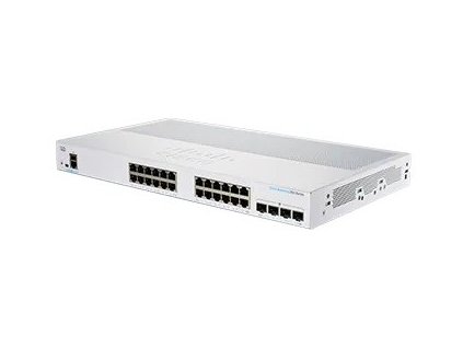 Cisco switch CBS250-24T-4G (24xGbE,4xSFP,fanless) - REFRESH CBS250-24T-4G-EU-RF