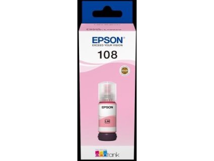 EPSON 108 EcoTank Light Magenta ink bottle C13T09C64A