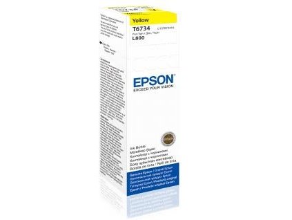 EPSON atramentová tyčinka T6734 Žltá nádobka s atramentom 70 ml pre L800/L1800 C13T67344A