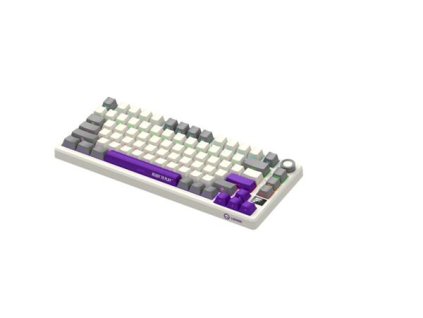 Lorgar KBP7075, Pro bezdrôtová mechanická herná klávesnica, Wireless 2.4 GHz/ BT 5.0, 75% veľk., Displ.,US layout, bežov LRG-KBP7075W-RT-US