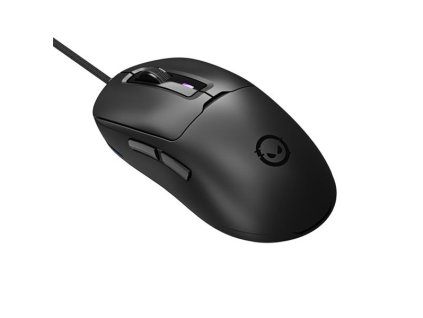 Lorgar MSA10, pokročilá drôtová herná myš, 6 prog. tlačidiel, 12 000 dpi, podsvietenie RGB, čierna LRG-MSA10-BK