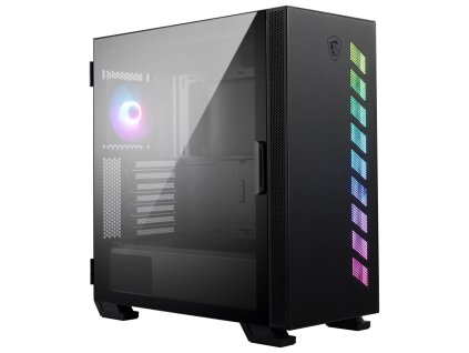 MSI skříň MAG VAMPIRIC 300R/ bez zdroje/ levé temp. sklo/ 1x 120mm ARGB fan/1x USB3.1 Type-C/2x USB3.0/ černá 306-7G19R21-809