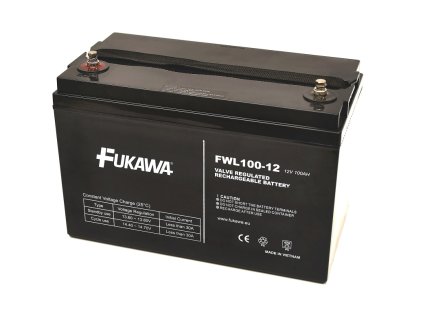 Akumulátor FUKAWA FWL100-12 (12V 100Ah živ. 10 rokov) 11512
