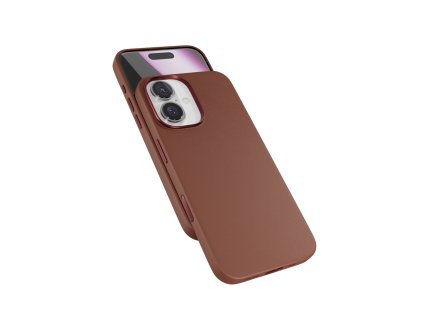 Epico Mag+ kožený kryt iPhone 16 - hnedá 90810131700001