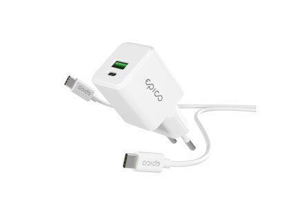 Epico GaN 20W adaptér EA20 s 1,2 m USB-C káblom 9915101100197