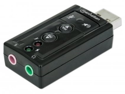 MANHATTAN Hi-Speed USB 3D 7.1 zvukový adaptér 152341