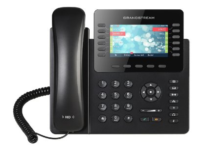 Grandstream GXP2170, 4,3'' TFT bar. disp., 6SIP účtov, 12prog. hr., 48dig. BLF, BT, dual Gbit port, PoE GXP2170